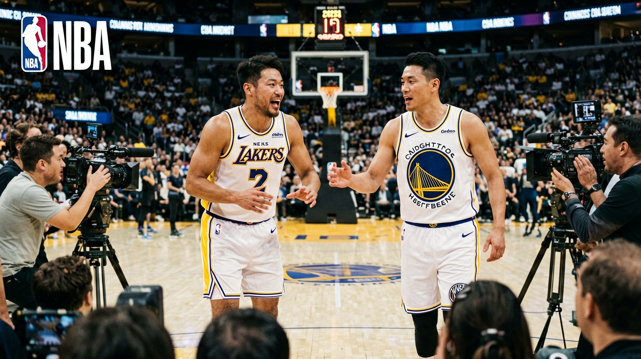NBA直播，洛杉矶湖人队与金州勇士队的精彩对决